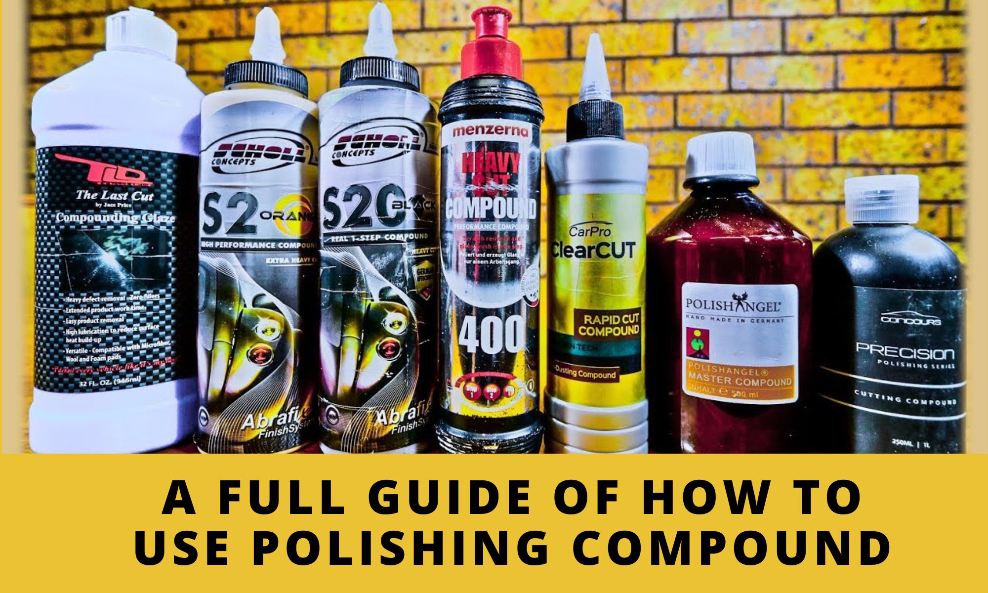 How to Use Polishing Compound